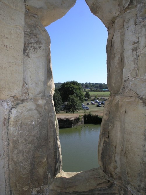 Bodiam - view from the Postern tower