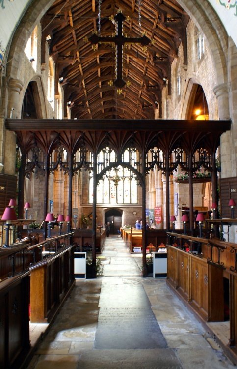 Looking towards the front of the Church.