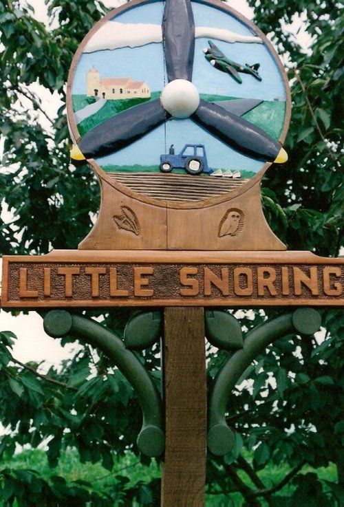 Village sign, could not resist uploading this one.