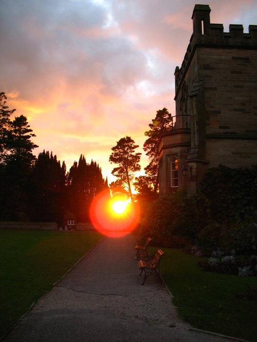 Sunset at Capernwray Hall