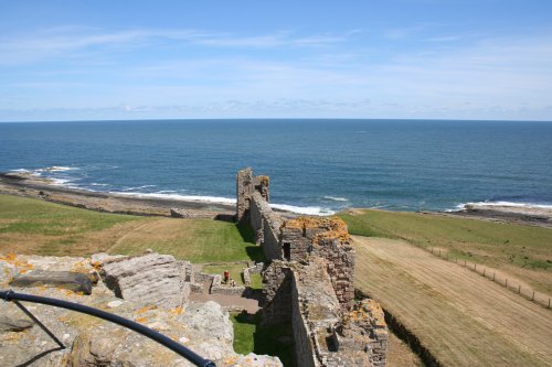 The coast of Northumberland from Dunstanburgh Castle