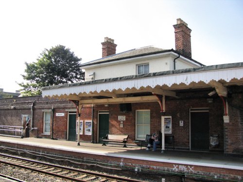 Halesworth Station, the building is now the local Museum