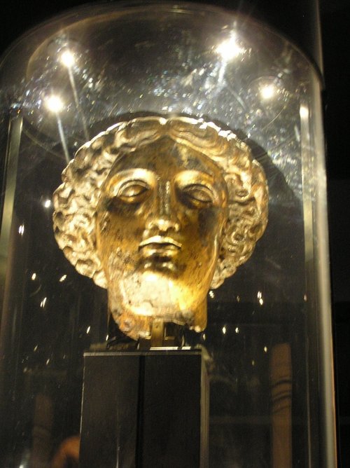 The Goddess Minerva at the Roman Baths at Bath
