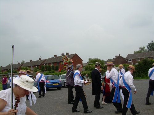 Abram morris dancers at The Queens pub