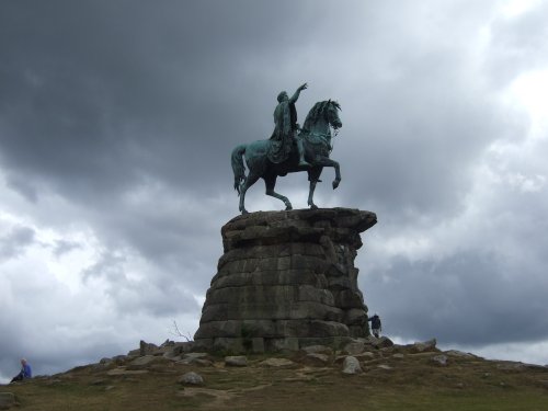Statue of George III  in Windsor Great  Park