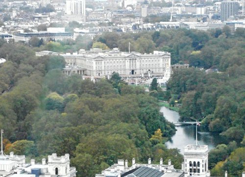 Buckingham Palace from the London Eye