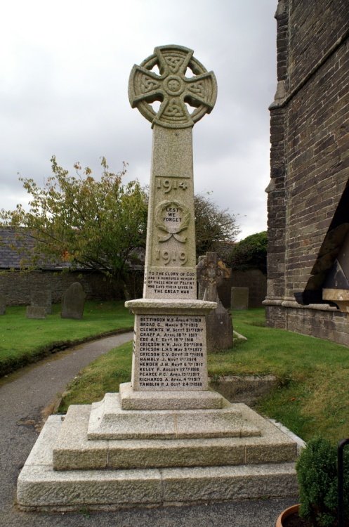 In memory of the Great War.