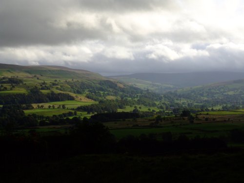 Bishopdale seen from Bolton Castle