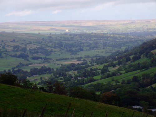 Bolton Castle from Bishopdale