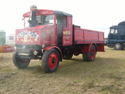 Steam powered heavy truck