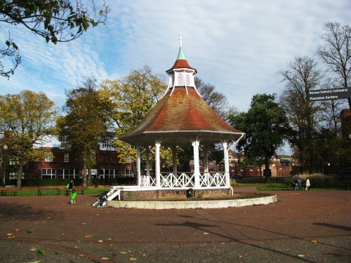 The Bandstand in Chapelfield Gardens