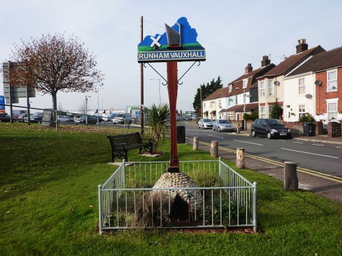 Runham Vauxhall Village sign