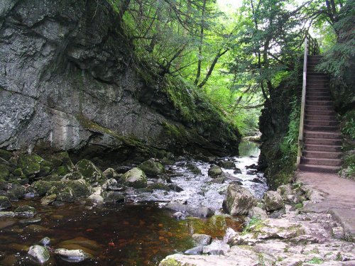 A Waterfall near Ingleton