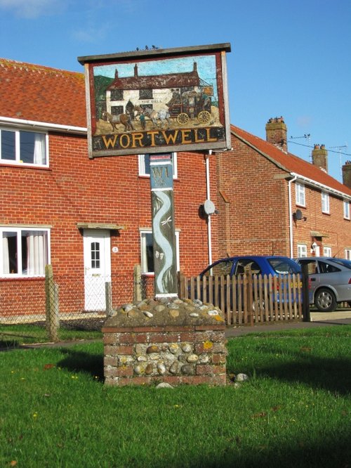 Village sign