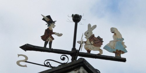 Weather Vane on top of School in Daresbury Village