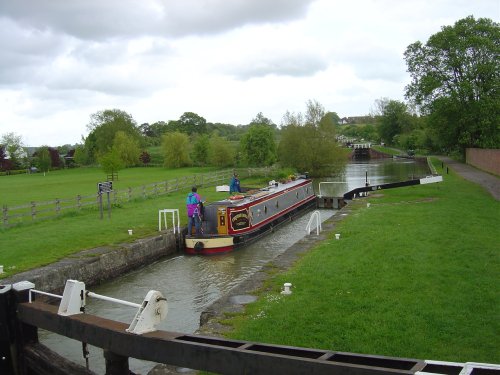 The locks near Devizes