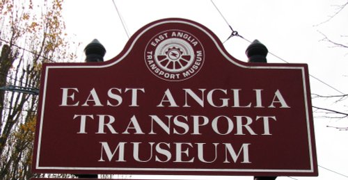East Anglia Transport Museum sign