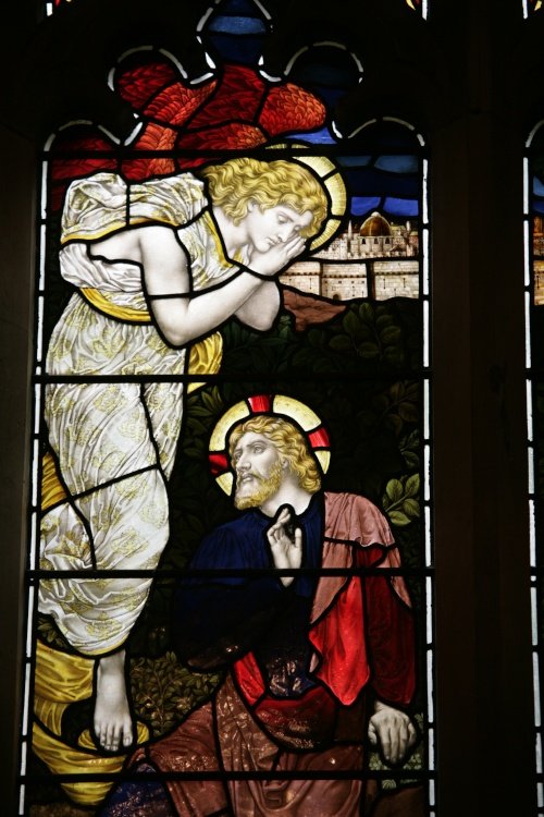 Holy Trinity Church stained glass window.