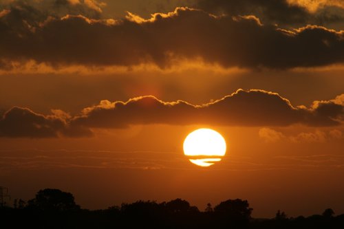 Sunset over Luddesdown