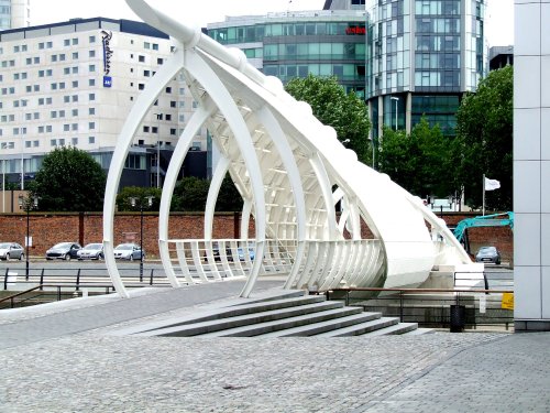 Whale bridge Liverpool Dock road