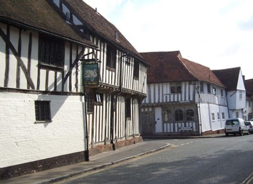 Lavenham from the main road