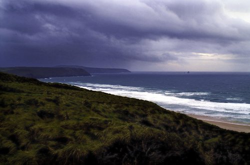 Storm over Perranporth.