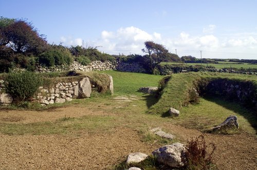 A few remaining low walls.