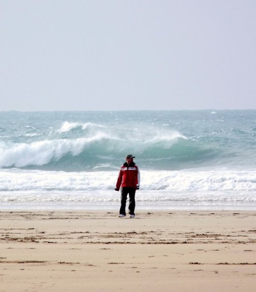 Perranporth in February