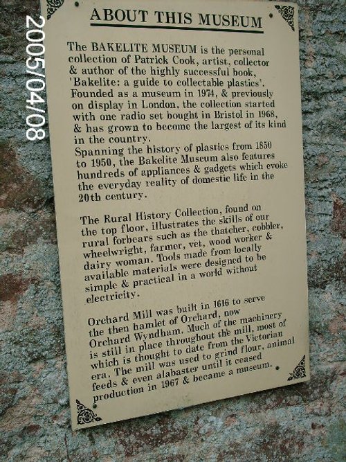 The Bakerlite Museum at Williton, Somerset