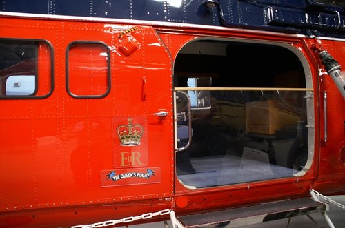 The Queens own Helicopter.