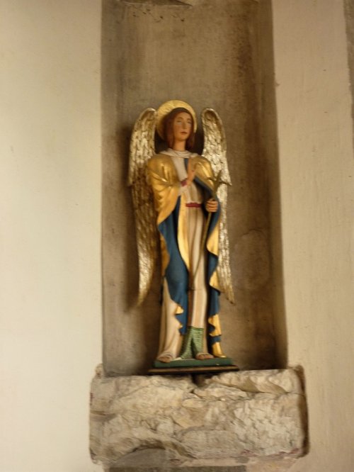 Gabriel Figurine in the Church