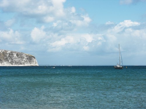 View from Swanage Beach