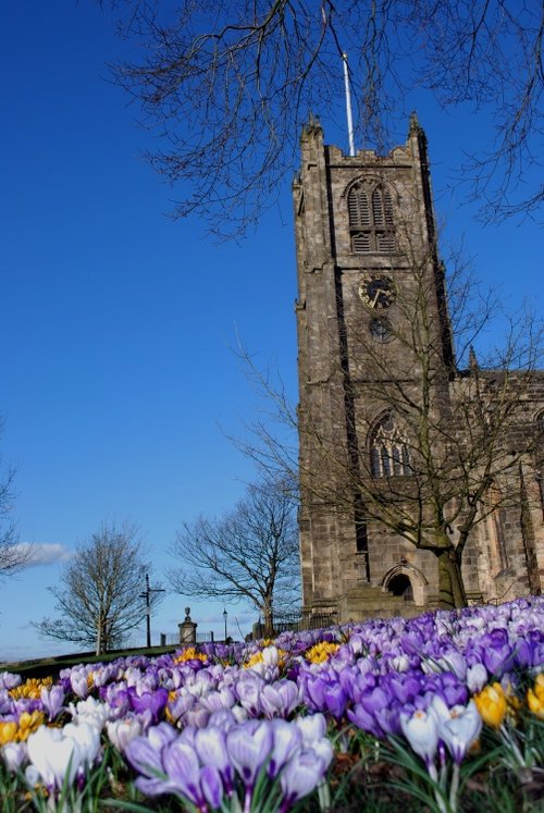 Lancaster Cathedral in Early Spring