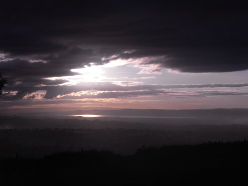 Sunset over the Severn
