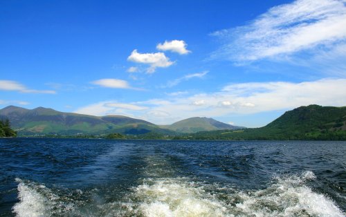 Derwentwater in summer.