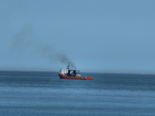 Oil Supply Ship off Gorleston
