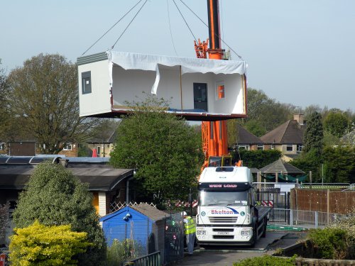 The day of the new classroom, Coteford Infant School