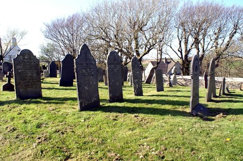 St Nectans graveyard.