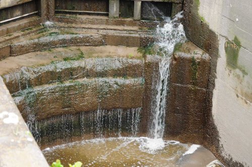 Running water from a lock