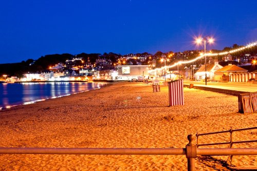Night time on the beach