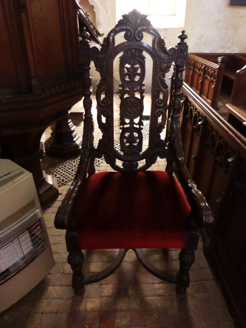 Lovely old chair in the Church
