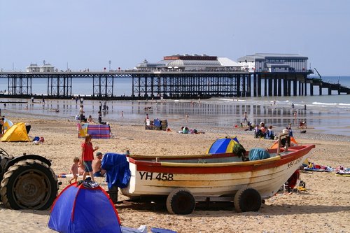 Boat and pier.