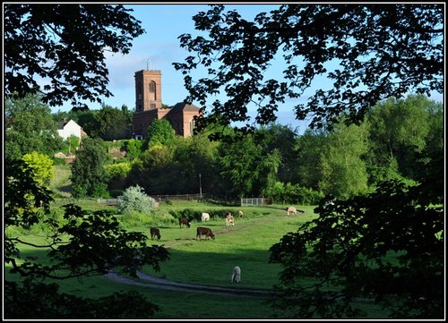 Wolverley Church from the Canal