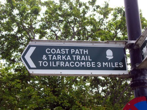 South West Coast path from Ilfracombe to Lee Bay