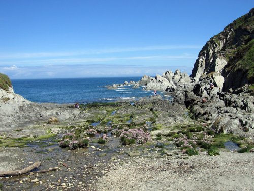 South West Coast path from Lee Bay to Bull Point