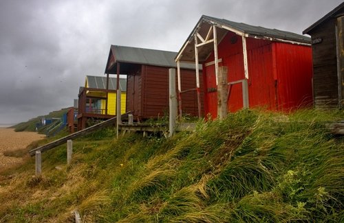 Beach huts