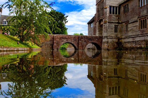 Bridge over the moat