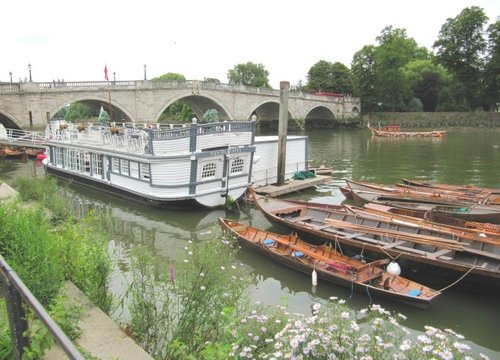 Boats on the Thames at Richmond