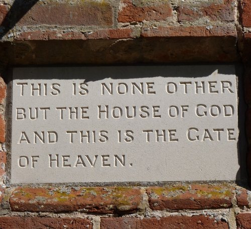 Plaque on the Porch
