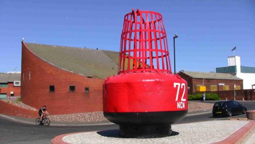 The start of a walk to Tynemouth